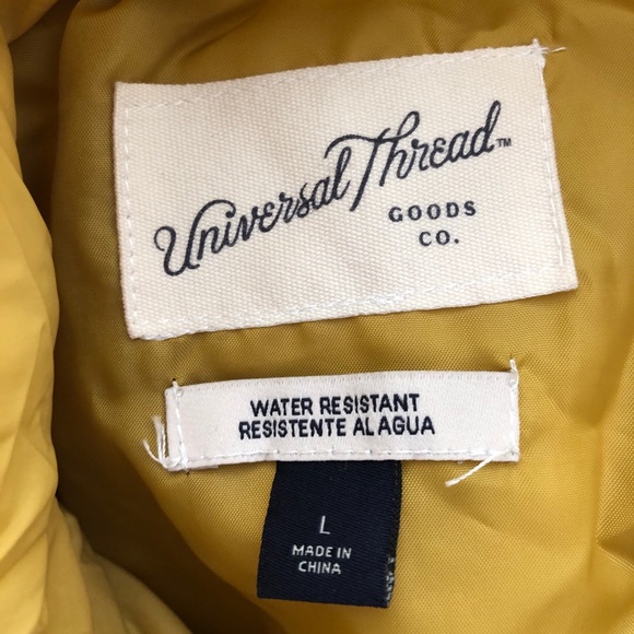 Universal Thread Yellow Puffer Jacket - Picture 4 of 5
